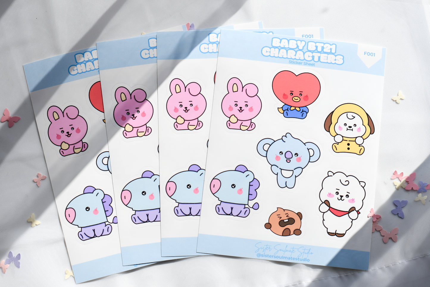 BT21 Baby Characters | Sticker Sheet