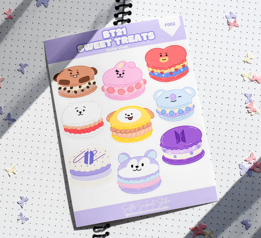 BT21 Sweet Treats | Sticker Sheet
