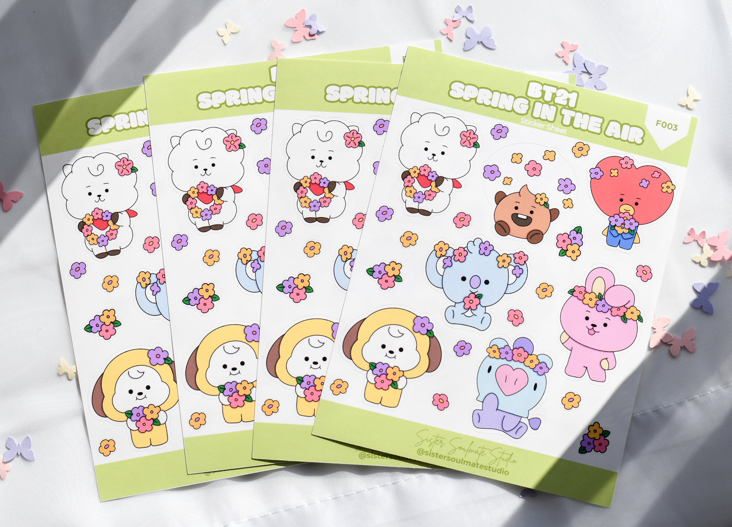 BT21 Spring in the Air | Sticker Sheet