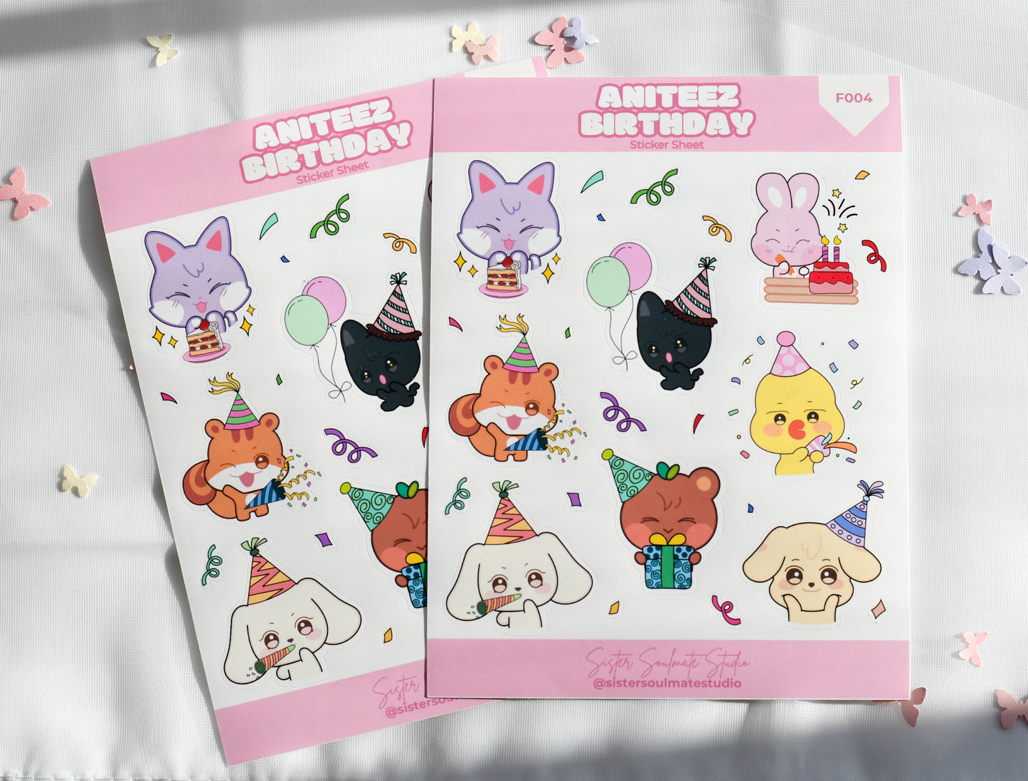 Aniteez Birthday | Sticker Sheet