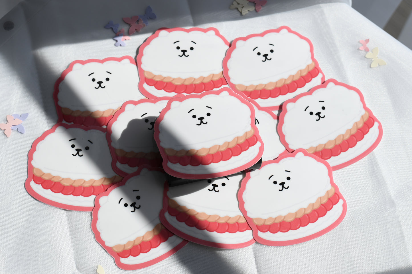 BT21 Sweet Treat Themed Sticker Pack | Waterproof Stickers