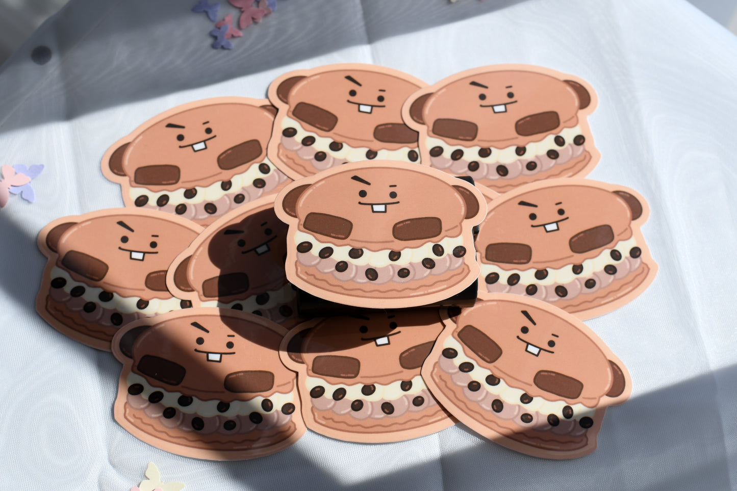 BT21 Sweet Treat Themed Sticker Pack | Waterproof Stickers