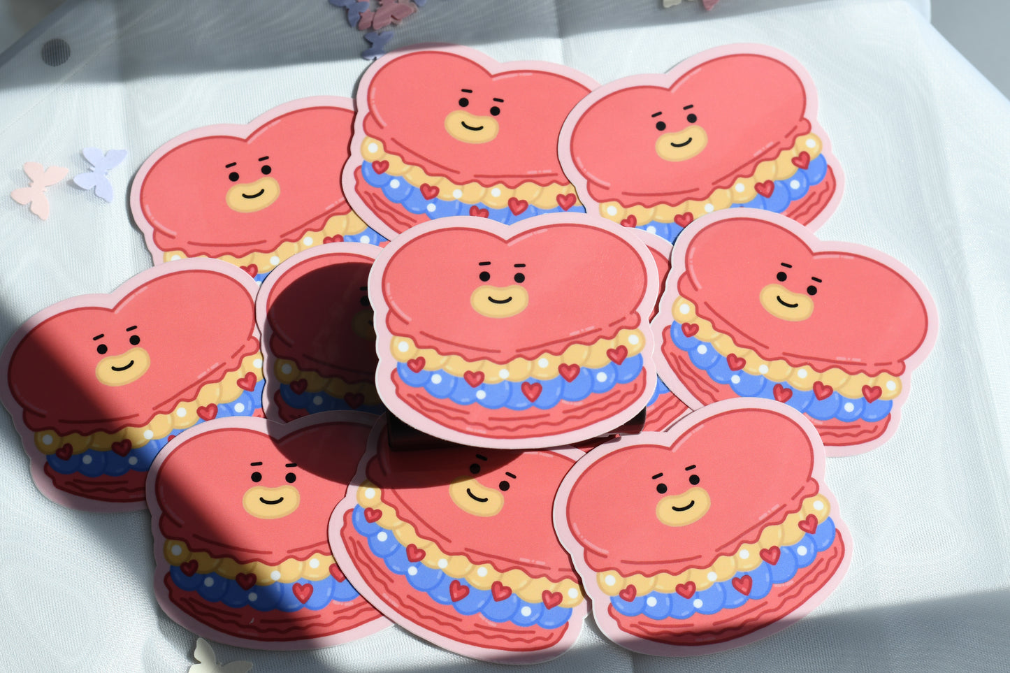 BT21 Sweet Treat Themed Sticker Pack | Waterproof Stickers