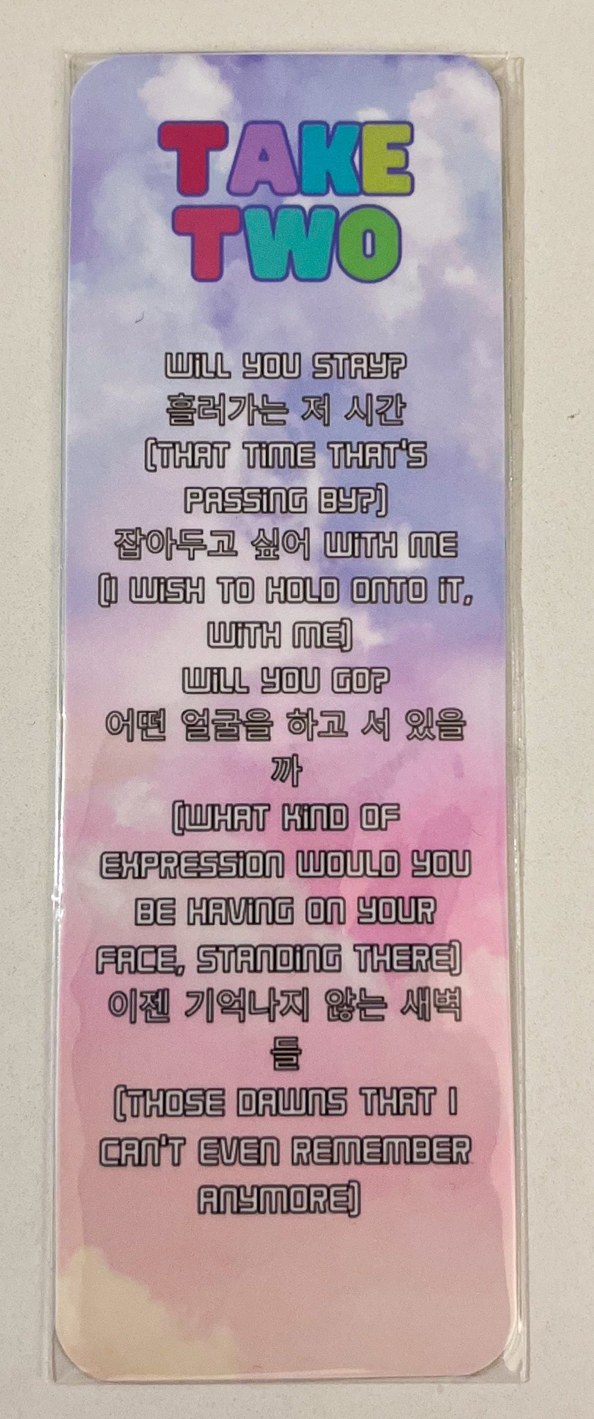 Take Two Bookmark