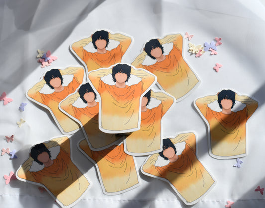 Jin 'Colorful' The Astronaut Stickers