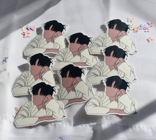 j-hope 'White' Jack in the Box Sticker