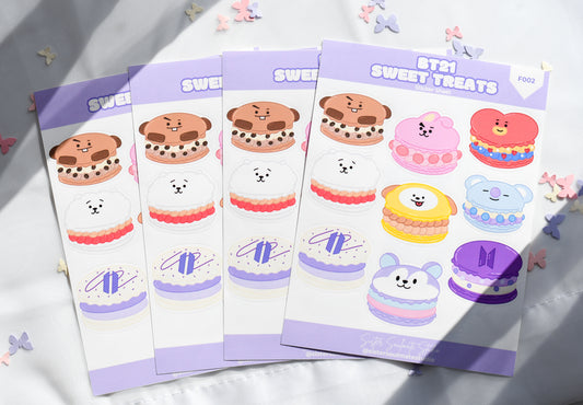 BT21 Sweet Treats | Sticker Sheet