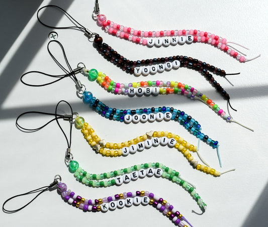 BTS Phone Dangle Charms | Kpop Phone Accessories